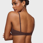 Women's Crossover Bralette Hazelnut