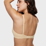 Women's Crossover Bralette Light Oatmeal