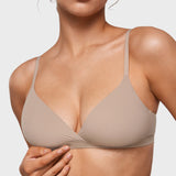 Women's Crossover Bralette Rose Gray