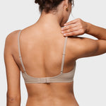 Women's Crossover Bralette Rose Gray