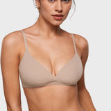 Women's Crossover Bralette Rose Gray