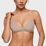 Women's Crossover Bralette Rose Gray