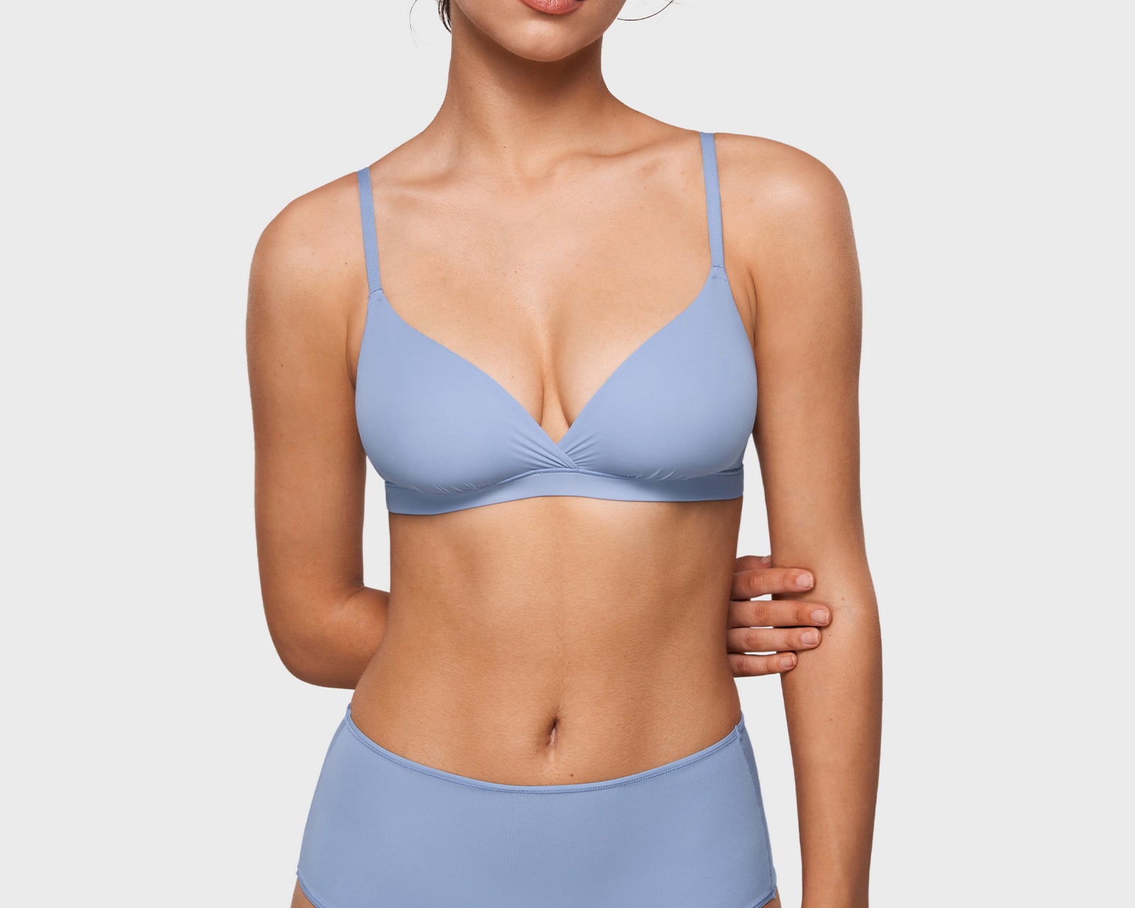Women's Crossover Bralette Moonlight Blue
