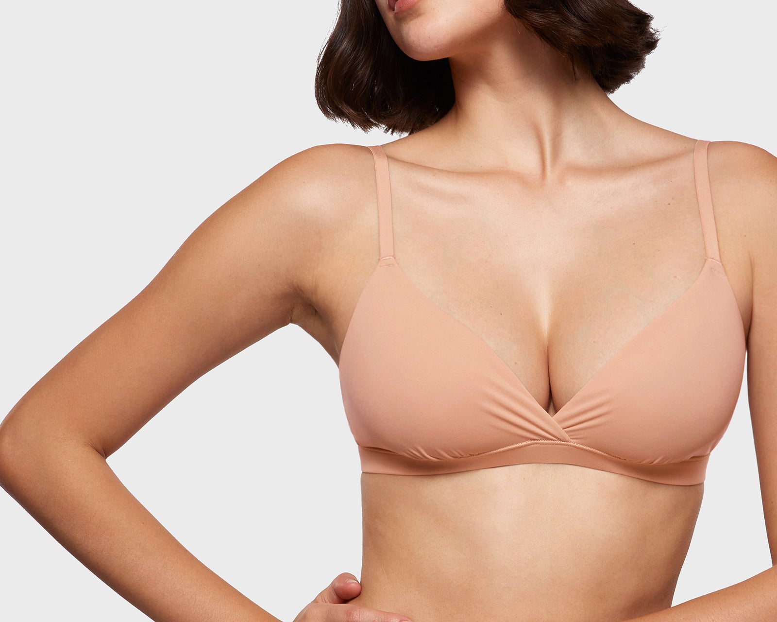 Women's Crossover Bralette Grapefruit Orange