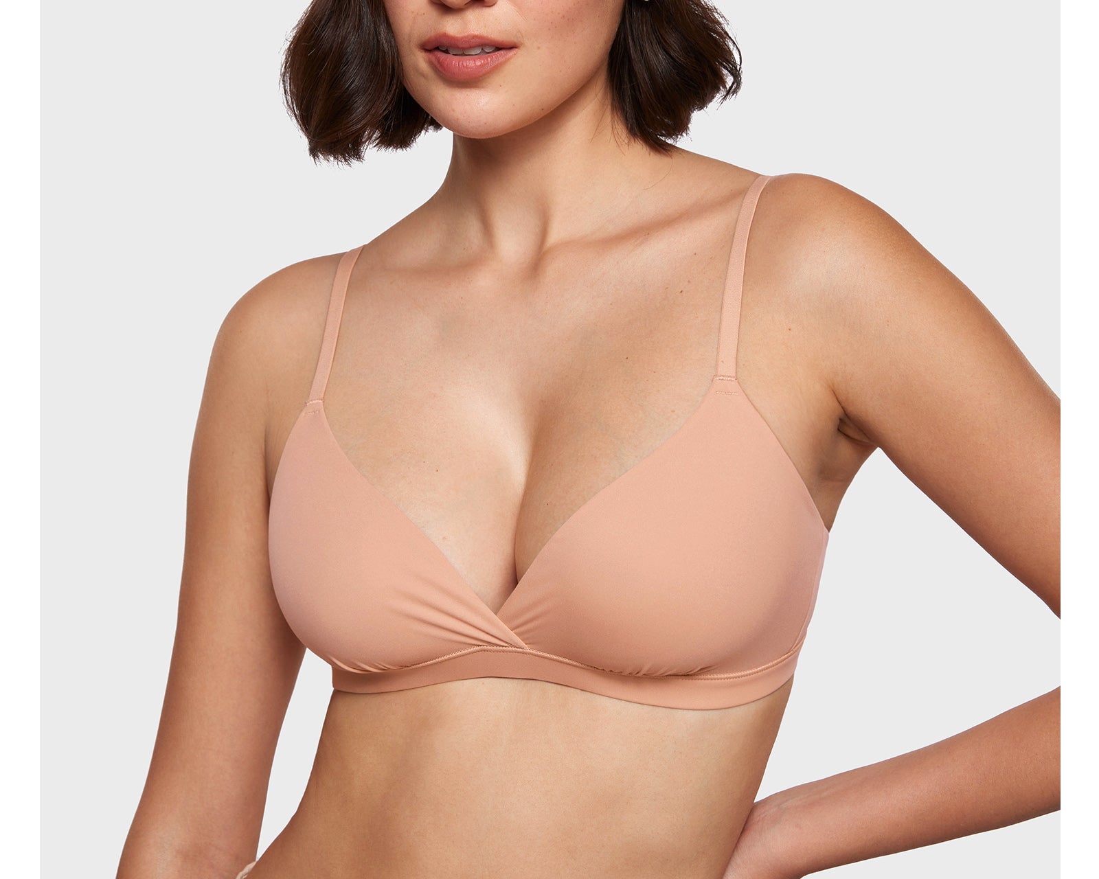 Women's Crossover Bralette Grapefruit Orange