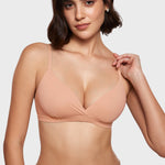 Women's Crossover Bralette Grapefruit Orange