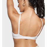 Women's Crossover Bralette Coconut White