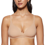 Women's Crossover Bralette Warm Beige