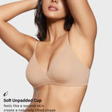 Women's Crossover Bralette Warm Beige