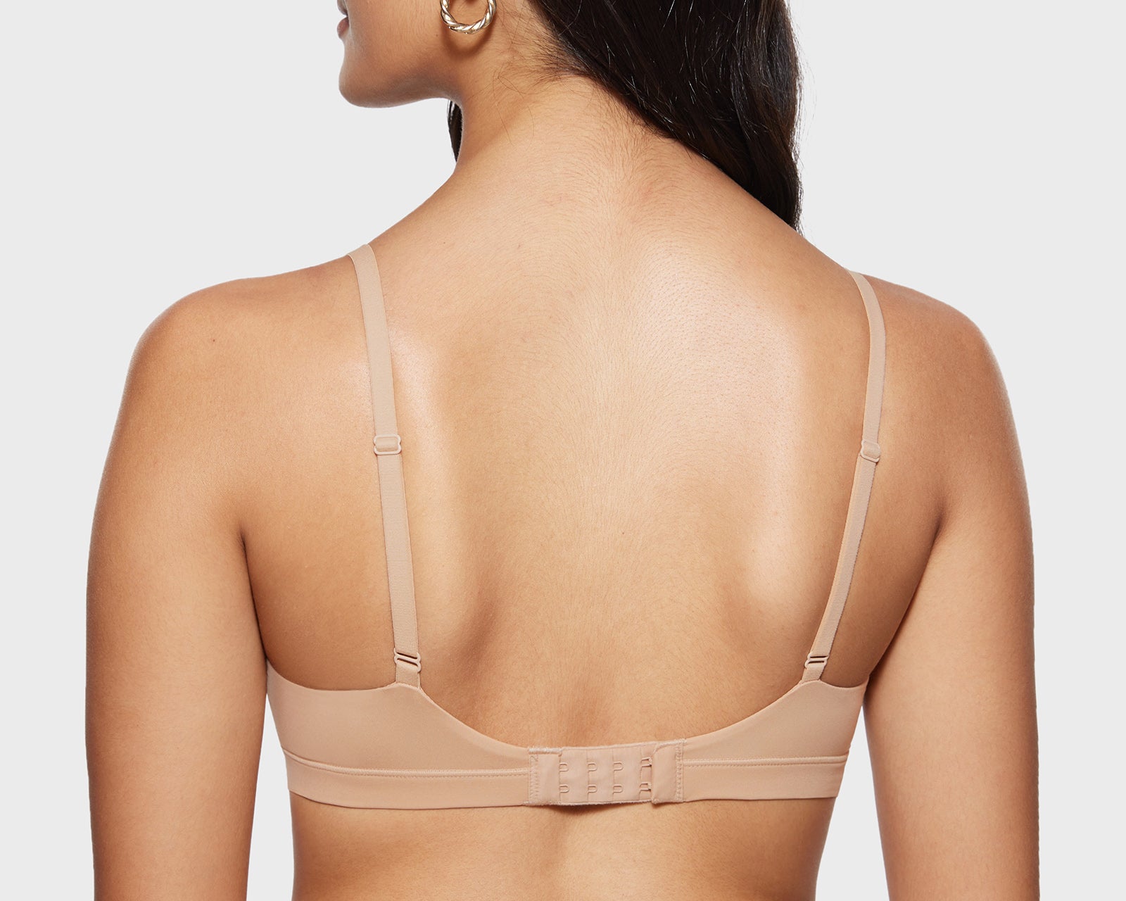 Women's Crossover Bralette Warm Beige