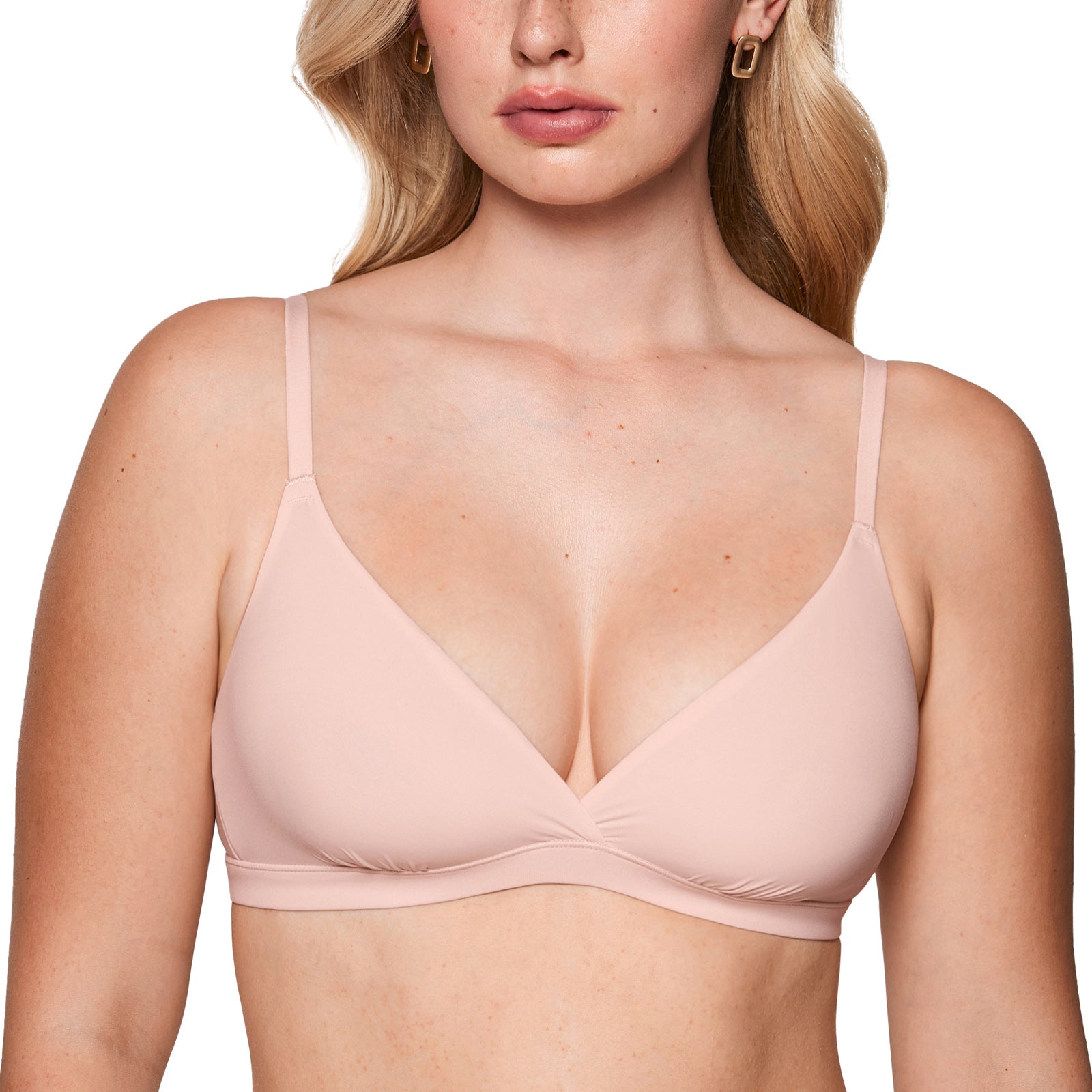 Women's Crossover Bralette Gentle Rose
