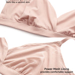 Women's Crossover Bralette Gentle Rose
