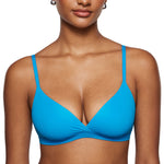 Women's Crossover Bralette Madagascar Blue
