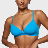 Women's Crossover Bralette Madagascar Blue