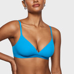 Women's Crossover Bralette Madagascar Blue