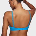 Women's Crossover Bralette Madagascar Blue