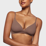 Women's Crossover Bralette Brown Purple