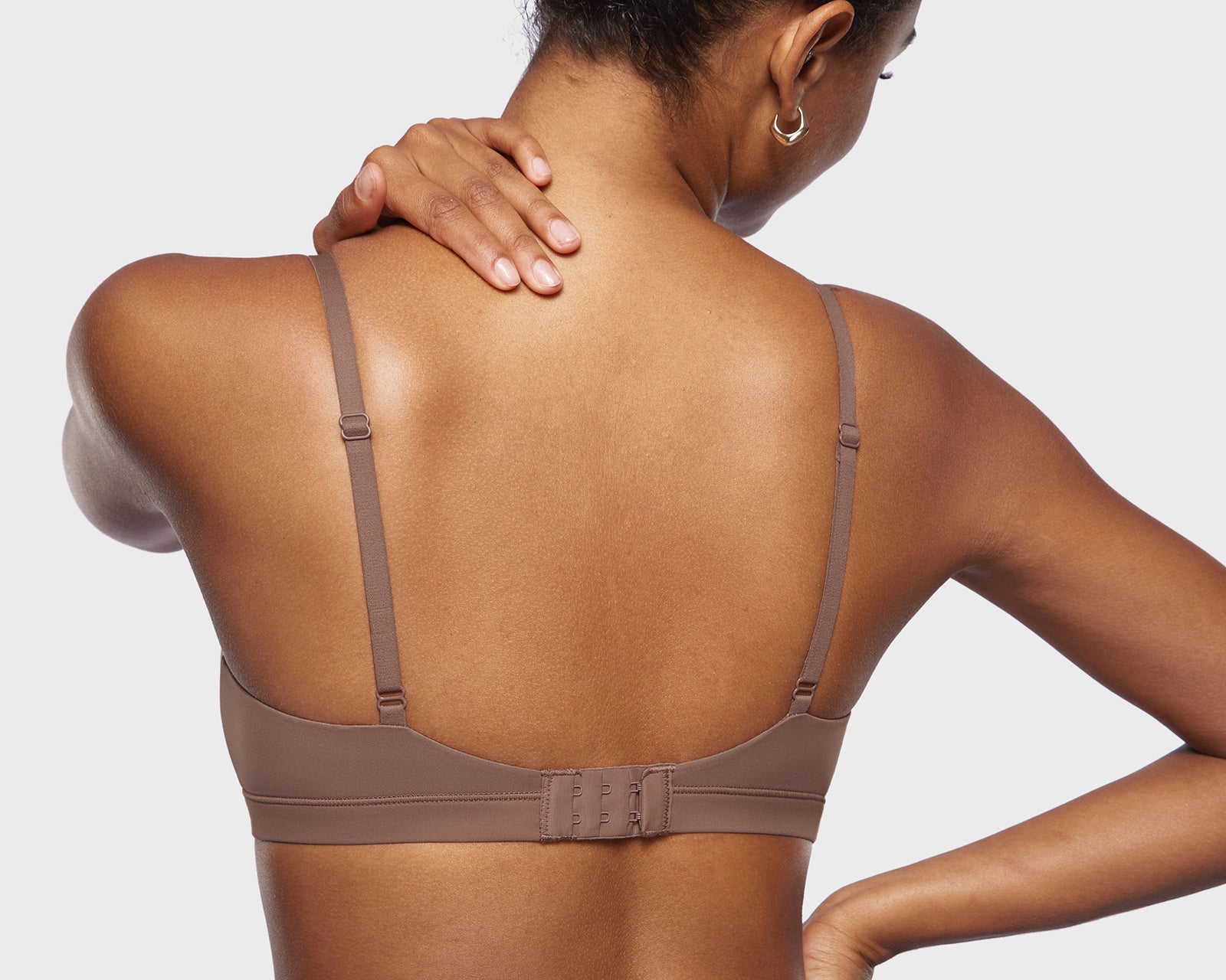 Women's Crossover Bralette Brown Purple