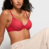 Women's Mesh Plunge Bra Black