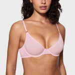 Women's Mesh Plunge Bra Black