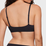 Women's Inbarely® Soft Deep V Triangle Bralette Black
