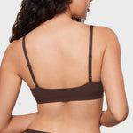 Women's Inbarely® Soft Deep V Triangle Bralette Hazelnut