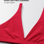 Women's Inbarely® Soft Deep V Triangle Bralette Sweet Pink