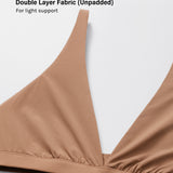 Women's Inbarely® Soft Deep V Triangle Bralette Lipstick Red