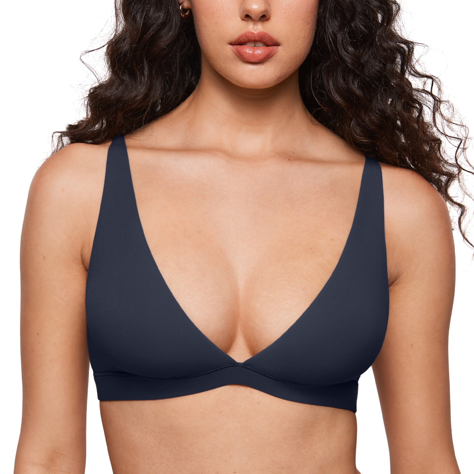 Women's Inbarely® Soft Deep V Triangle Bralette Lipstick Red