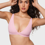 Women's Inbarely® Soft Deep V Triangle Bralette Snow White