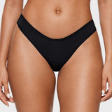 Women's V-shaped Low Rise Thongs 3 Pack Basic 05 (3pack)