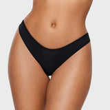 Women's V-shaped Low Rise Thongs 3 Pack Basic 05 (3pack)