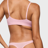 Women's V-shaped Low Rise Thongs 3 Pack Warm Beige (3pack)