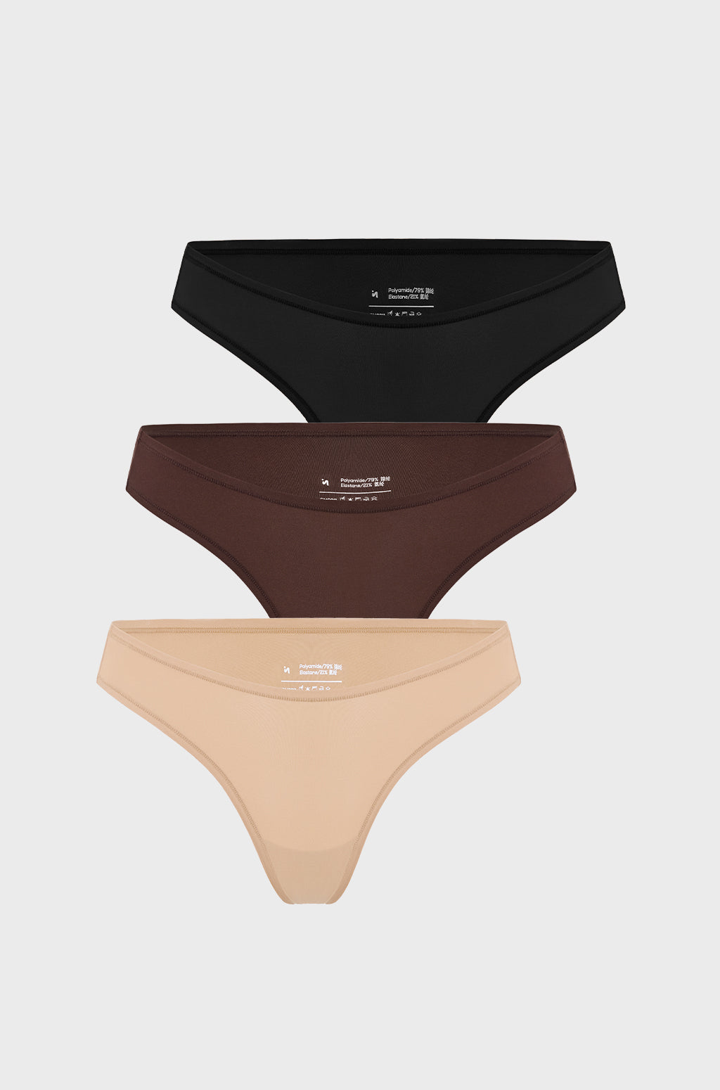 【カズキ】  Thongs 3枚 Women's V-shaped Low Rise Thongs 3 Pack – Essenther.us