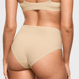 Women's Classic Mid Waist Full Briefs 3 Pack Light Oatmeal (3pack)