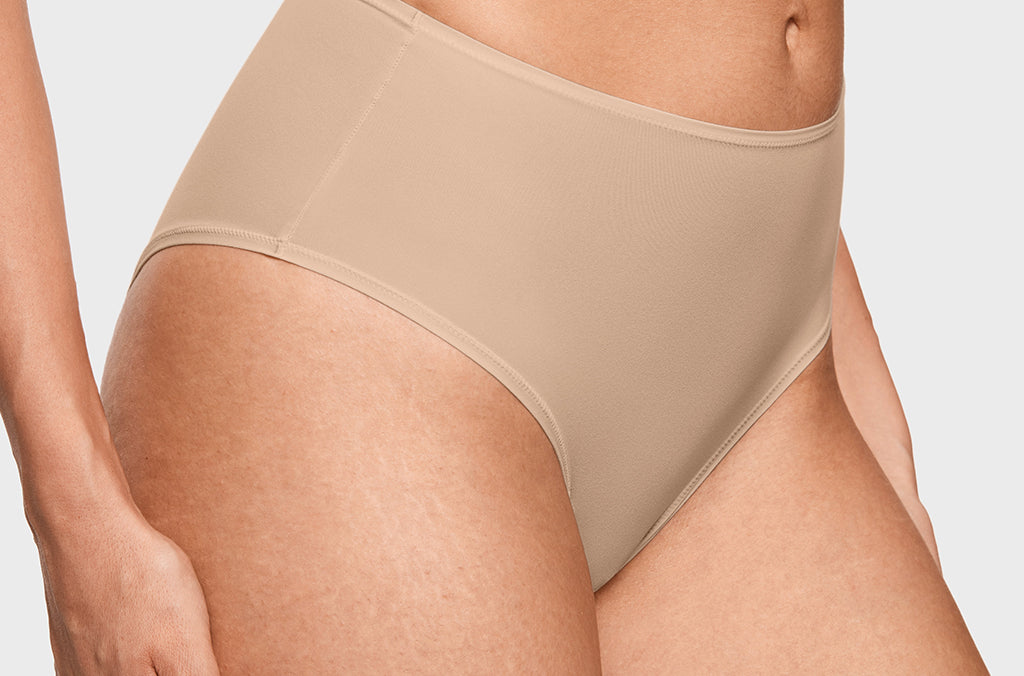 Women's Classic Mid Waist Full Briefs 3 Pack Wheat (3pack)