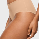Women's Classic Mid Waist Full Briefs 3 Pack Warm Beige (3pack)