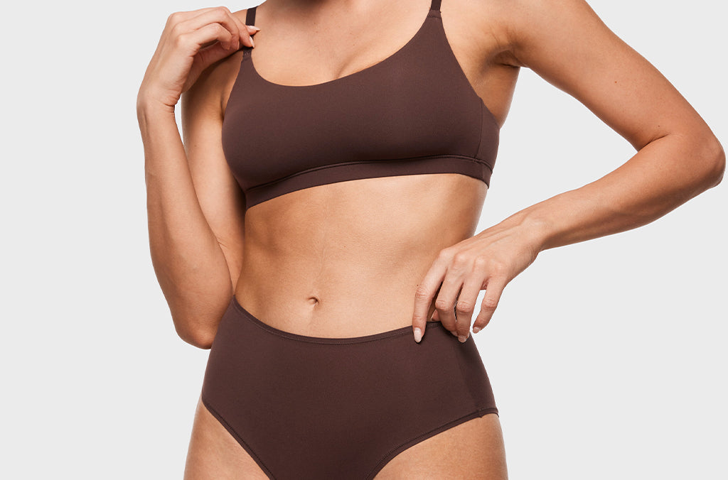 Women's Classic Mid Waist Full Briefs 3 Pack Hazelnut (3pack)