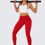 CRZ YOGA Women's Sleek Pocket Leggings 25” Melanite