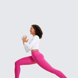 CRZ YOGA Women's Fleece Lined Leggings with Pockets 28'' Olive Green