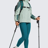 CRZ YOGA Women's Fleece Lined Leggings with Pockets 28'' Hot Fudge Brown