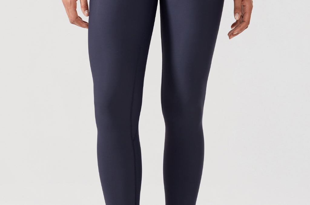 Women's Fleece Lined Leggings 28" Navy