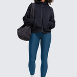 Women's Fleece Lined Leggings 28" French Navy