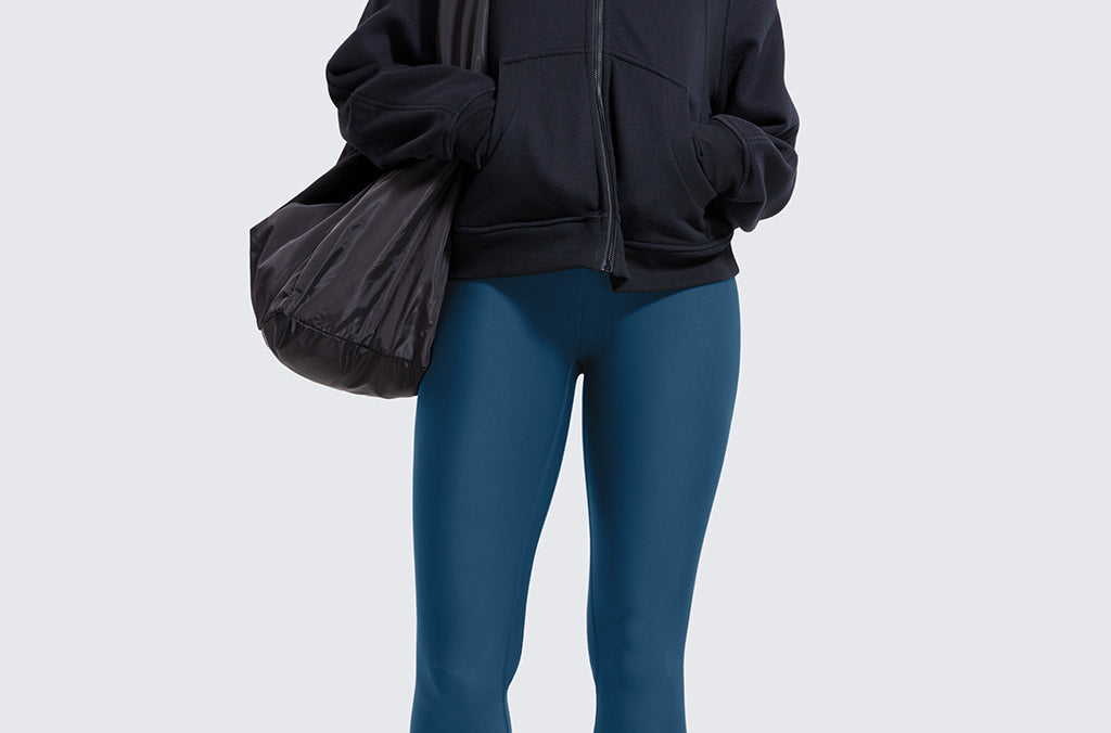 Women's Fleece Lined Leggings 28" French Navy