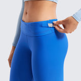 Women's Fleece Lined Leggings 28" Sparkle Blue