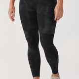 CRZ YOGA Women's Yoga Lounge High Rise Butterluxe Yoga Leggings 25'' Tie Dye Smoke Ink