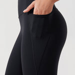 CRZ YOGA Women's Yoga Leggings 25" with Pockets Black