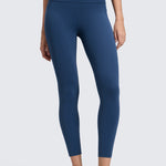 CRZ YOGA Women's Yoga Leggings 25" with Pockets Black Tie Dye Flowers