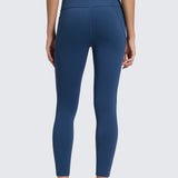 CRZ YOGA Women's Yoga Leggings 25" with Pockets French Navy