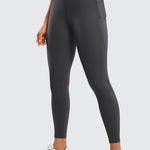 CRZ YOGA Women's Yoga Leggings 25" with Pockets True Navy